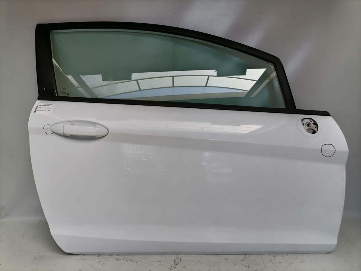 Ford Fiesta JA8 original Tür vorn rechts Fahrertür 3-Türer Frostweiß Bj.2009